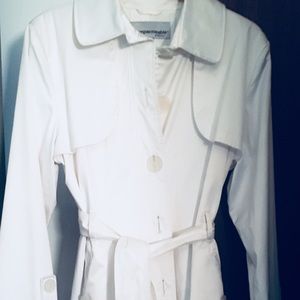 Spring White Trench Coat